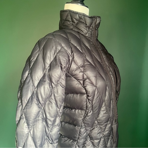 Vintage MEC Down Filled 3/4 Zip Puffer Jacket - Black Winter Down Coat - Picture 8 of 16